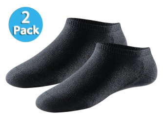 2-Pack of Men's Sneaker Socks SCHIESSER 95/5 - black