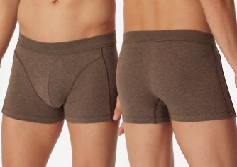 Herren Shorts SCHIESSER Comfort Fit - taupe-meliert