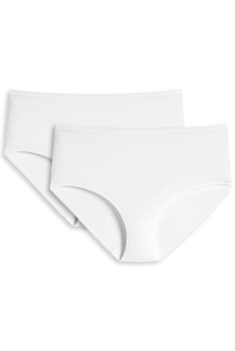 2-Pack Women's Midi Brief SCHIESSER 95/5 - white