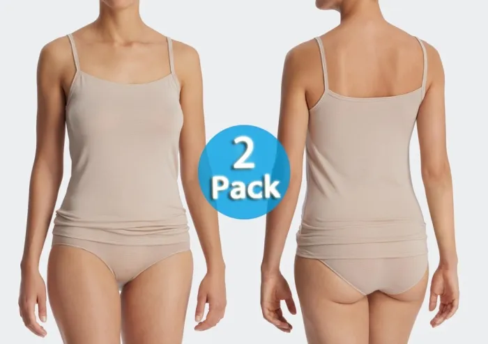 Doppelpack Damen Spaghettitop Schiesser Modal Essentials - sand Doppelpack Damen Spaghettitop Schiesser Modal Essentials - sand