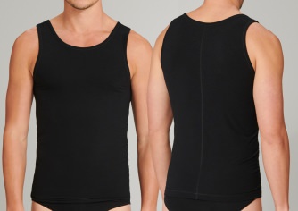 Men's Vest Top SCHIESSER Personal Fit - black