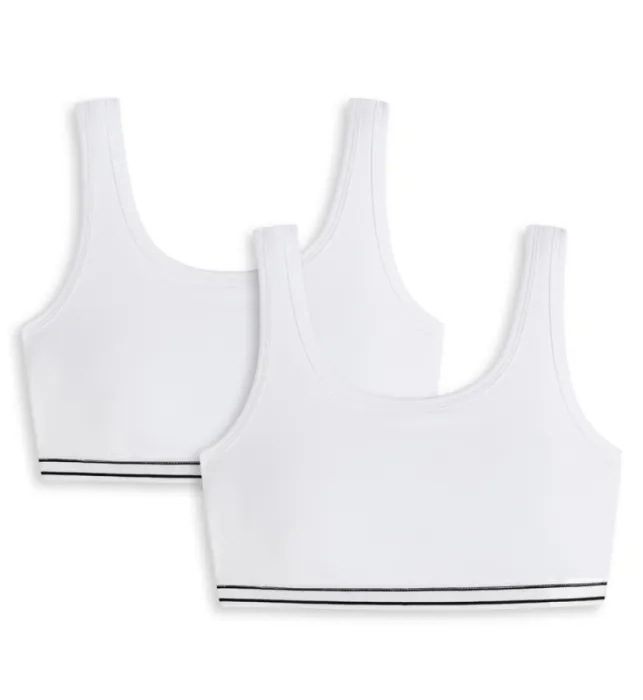 2er Pack Mädchen Bustier SCHIESSER 95/5 - weiß 2er Pack Mädchen Bustier SCHIESSER 95/5 - weiß