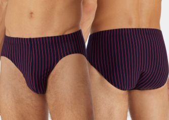 Men's Supermini Organic Cotton SCHIESSER Briefs 95/5 - red