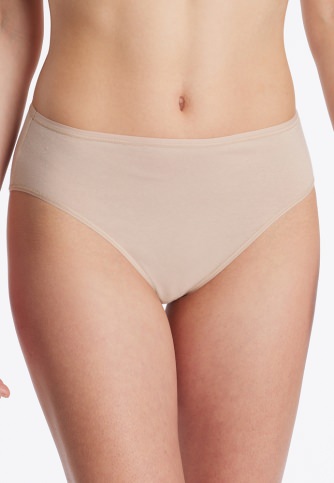 2-Pack Women's Briefs SCHIESSER 95/5 - white and beige