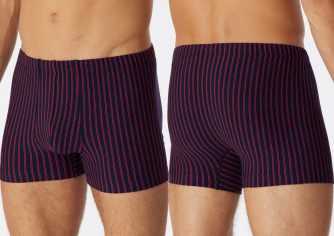 Men's Boxer Briefs SCHIESSER 95/5 - red striped
