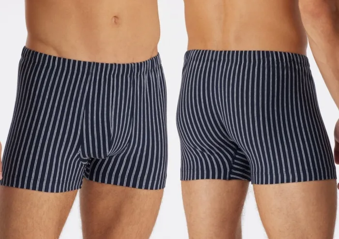Herren Shorts SCHIESSER 95/5 - dunkelblau gestreift Herren Shorts SCHIESSER 95/5 - dunkelblau gestreift