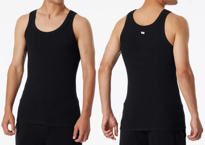 Männer Tank Top 0/0 SCHIESSER REVIVAL Friedrich - schwarz