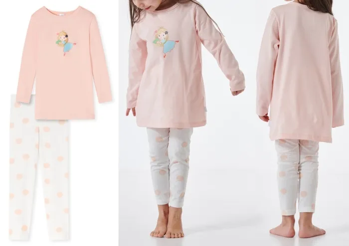 Langer Mädchen Schlafanzug SCHIESSER Casual World Langer Mädchen Schlafanzug SCHIESSER Casual World