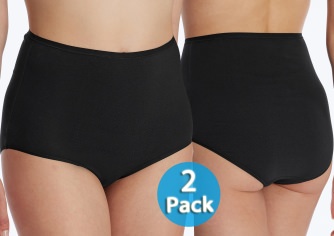 2-Pack Women's Maxi Brief SCHIESSER 95/5 - black