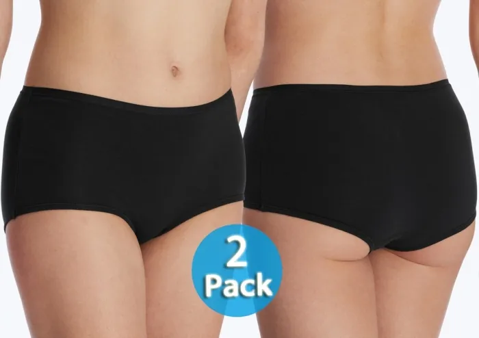 2er Pack Damen Shorts SCHIESSER 95/5 - schwarz 2er Pack Damen Shorts SCHIESSER 95/5 - schwarz