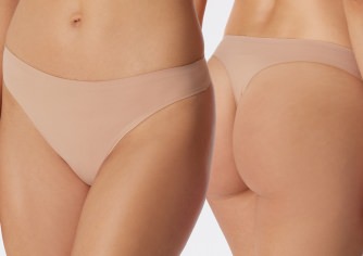 Damen String SCHIESSER Invisible Soft - maple