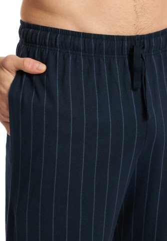 Men's Lounge Trousers SCHIESSER Mix & Relax - blue striped