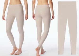Wrmende Damen Leggings SCHIESSER Invisible Soft Warming - sand