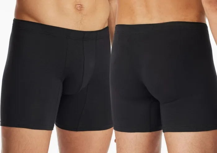 Herren Shorts SCHIESSER Premium Cotton - schwarz Herren Shorts SCHIESSER Premium Cotton - schwarz