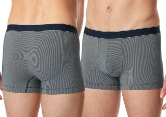 Men's Boxer Briefs SCHIESSER Duality Function - navy striped