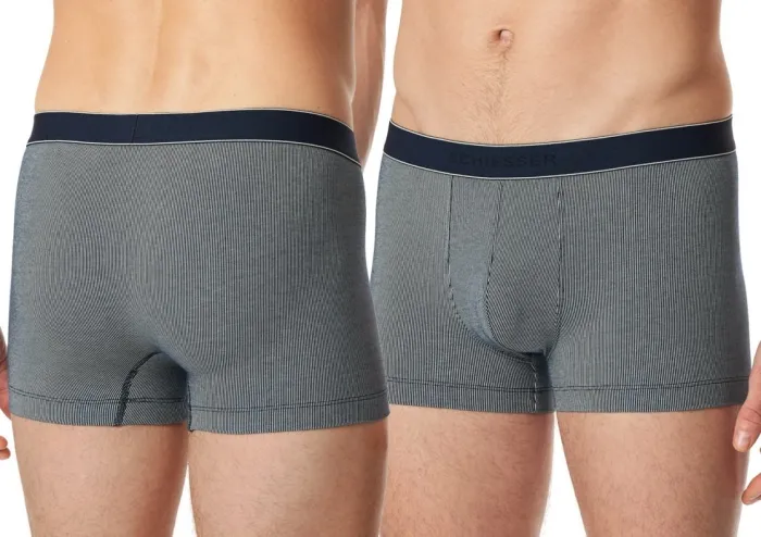 Herren Shorts SCHIESSER Duality Function - navy gestreift Herren Shorts SCHIESSER Duality Function - navy gestreift