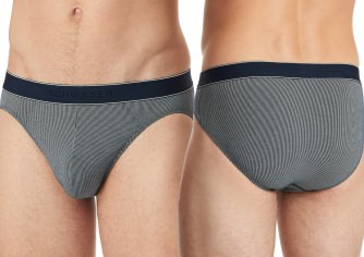 Men's Rio Briefs SCHIESSER Duality Function - navy striped