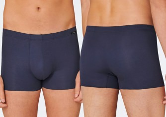 Mnner Shorts SCHIESSER Laser Cut - blau