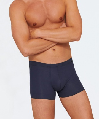 Männer Shorts SCHIESSER Laser Cut - blau