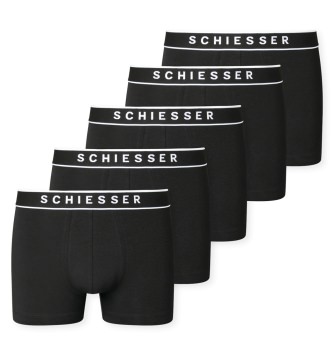 5er Pack Herren Shorts SCHIESSER 95/5 - schwarz