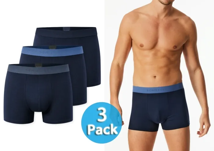 3er Pack Männer Shorts SCHIESSER 95/5 - nachtblau 3er Pack Männer Shorts SCHIESSER 95/5 - nachtblau