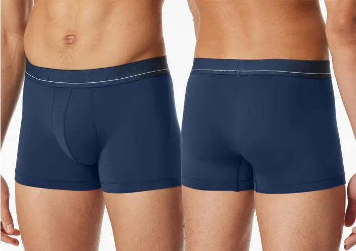 Herren Shorts SCHIESSER Pure Micro - blau