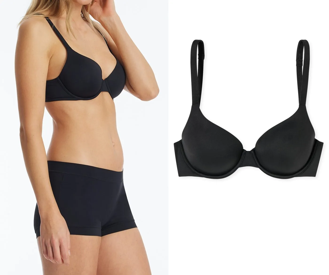 SCHIESSER Damen BH mit Vollschale Unique Micro - Schwarz