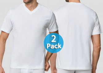 Schiesser American V-Shirt 1/2 2-Pack