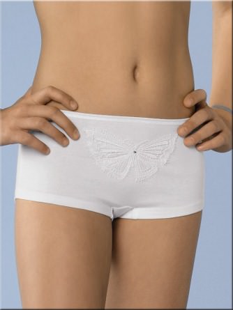 Mdchen Low-Cut-Pants Uncover Butterfly Lace
