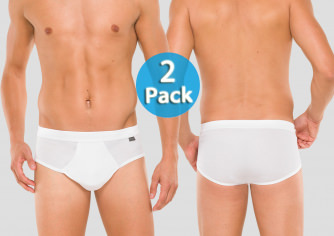Sports Brief Cotton Essentials Doppelripp 2-Pack