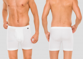 Long Shorts Cotton Essentials Double Rib