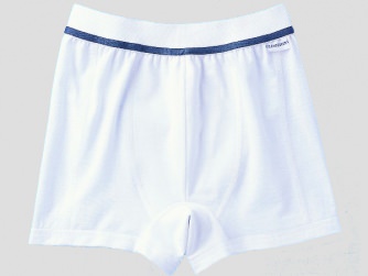 Vest + Shorts Dipper & Crane Underwear Set 4 Piece Set Schiesser Boys Blue/White