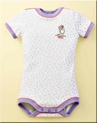 Baby Body 1/2 Schiesser Jolly Rosa