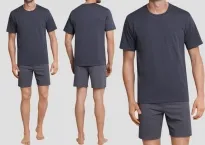 SCHIESSER Schlafanzug kurz Ebony SCHIESSER Schlafanzug kurz Ebony