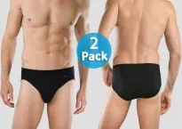 Rio-Slip Schiesser Authentic 2er-Pack - schwarz Rio-Slip Schiesser Authentic 2er-Pack - schwarz