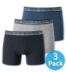 3er Pack Jungen Shorts Schiesser 95/5 - Jeansblau Nachtblau Grau-Melange 3er Pack Jungen Shorts Schiesser 95/5 - Jeansblau Nachtblau Grau-Melange
