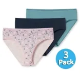 3er-Pack Damen Slip SCHIESSER 95/5 - blaugrau zartrosa dunkelblau 3er-Pack Damen Slip SCHIESSER 95/5 - blaugrau zartrosa dunkelblau