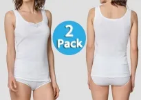 2er Pack SCHIESSER Trägertop Essential
