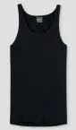 Sportjacke Schiesser Original Feinripp schwarz