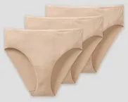 Damen Slip SCHIESSER Essential 3er-Pack - nude
