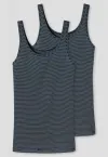 Doppelpack Damen Trägertop Schiesser Modal Essentials - nachtblau