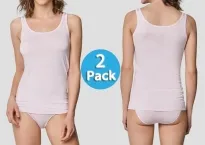 Doppelpack Damen Trägertop Schiesser Modal Essentials - rosé