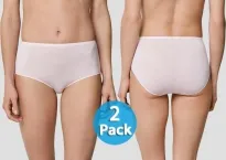 Doppelpack Damen Midi-Slip Schiesser Modal Essentials -rosé