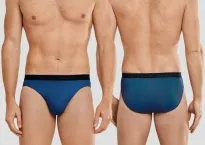 Herren Rio-Slip SCHIESSER Sports Club - aqua-blau