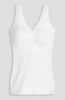 Damen Trägertop SCHIESSER Invisible Soft - herausnehmbare Pads - weiß