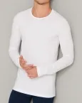 Herren Langarmshirt 1/1 SCHIESSER 95/5 - weiß