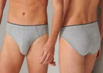 SCHIESSER Supermini-Slip 95/5 - grau-melange