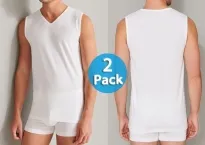 2er Pack SCHIESSER Herren Tank Top 95/5 - weiß