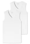2er Pack SCHIESSER Herren Tank Top 95/5 - weiß