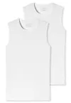 2er Pack SCHIESSER Männer Tank Top 95/5 - weiß